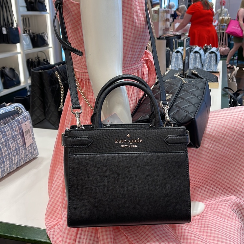 Kate Spade staci small satchel black NWT - Picture 16 of 16